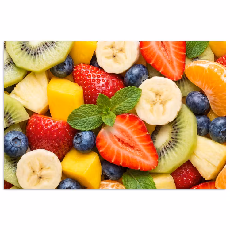Poster - Fruit - Plakjes - Eten - Kleurrijk — 1