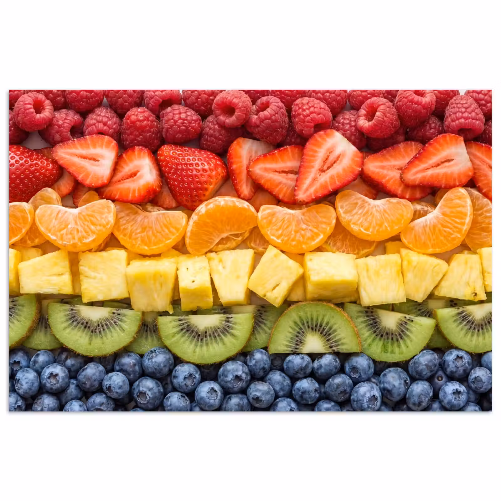 Poster - Fruit - Regenboog - Gezond - Kleurrijk — 1