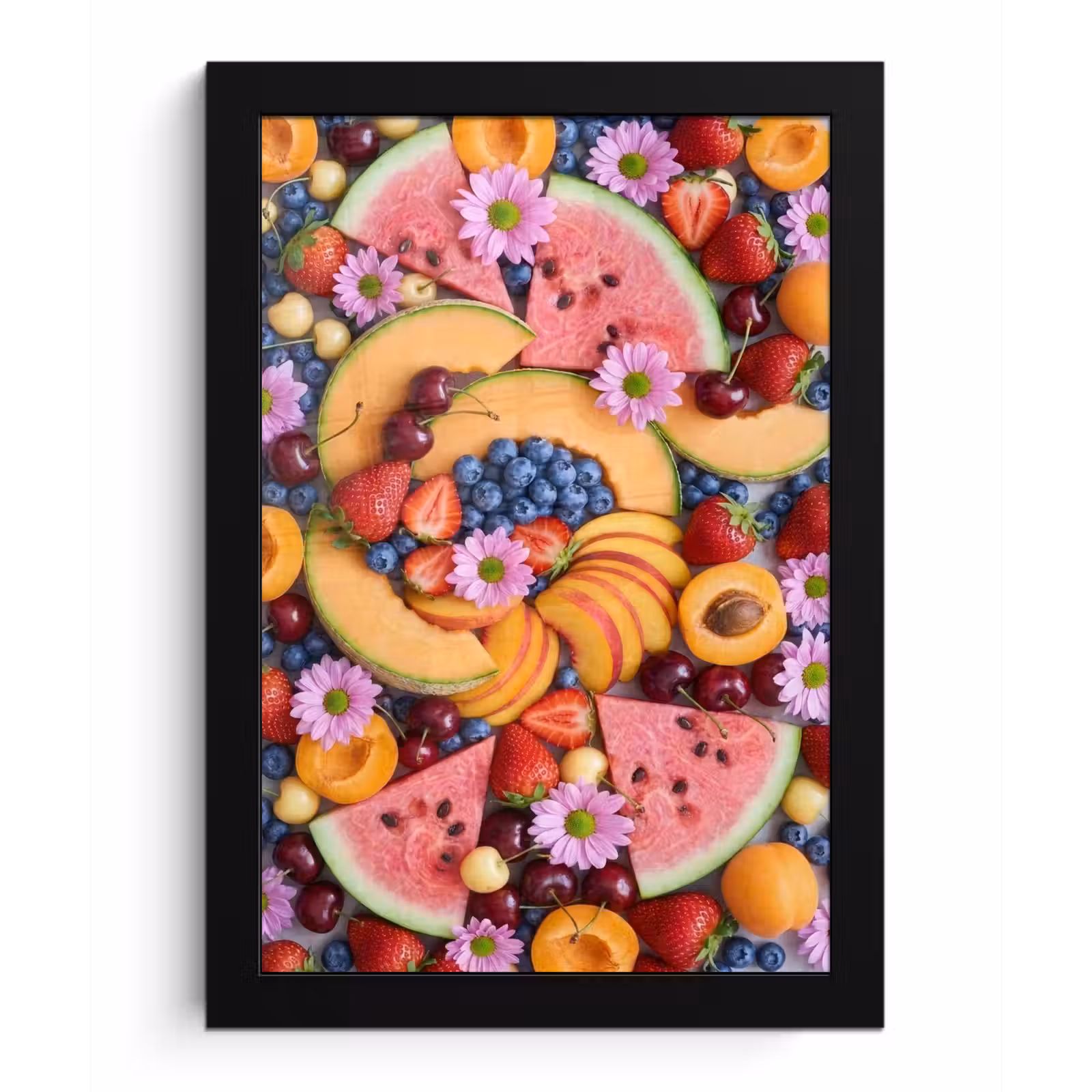 Poster met lijst - Eten - Fruit - Zomer - Kleurrijk — 1