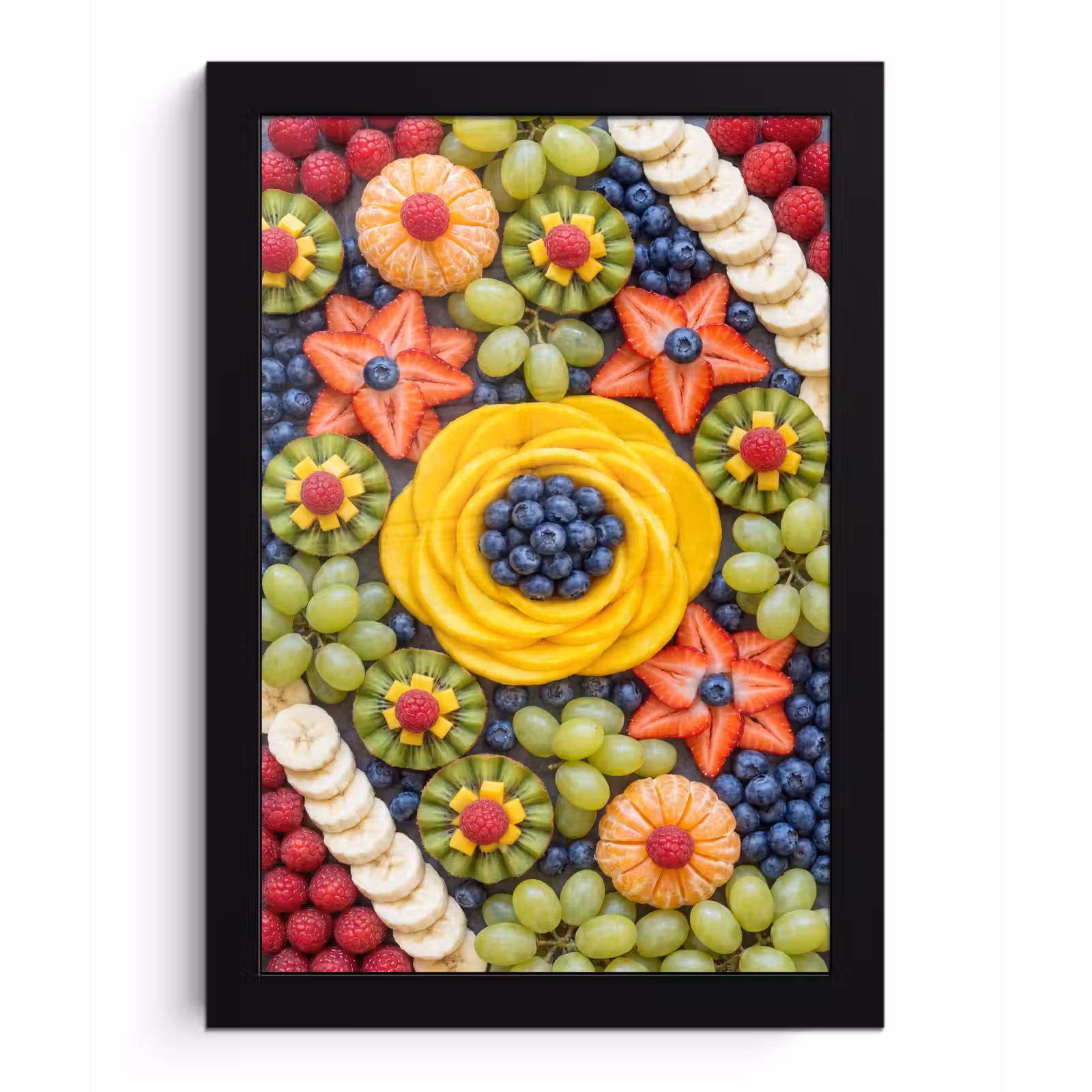 Poster met lijst - Fruit - Arrangement - Gezond - Kleurrijk - Eten — 1