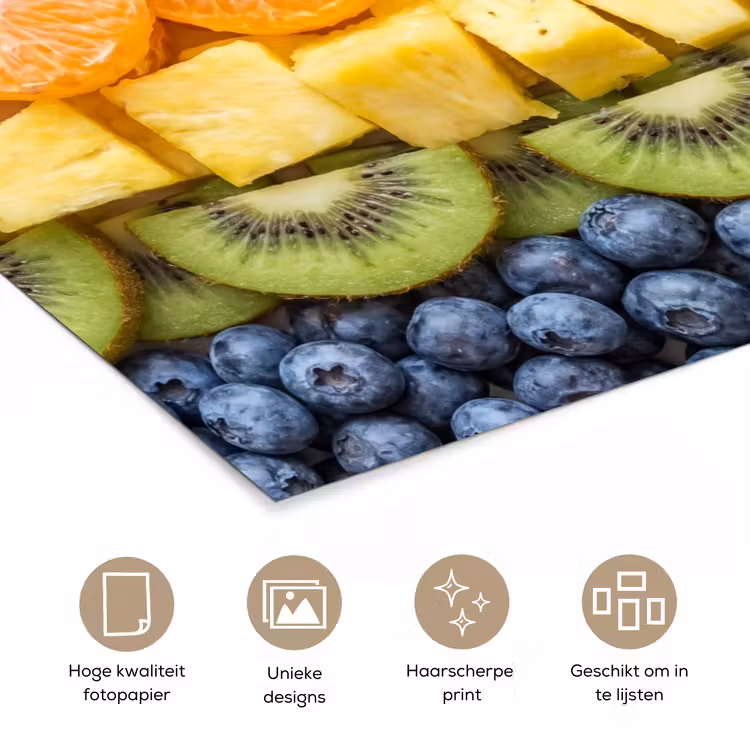 Poster - Fruit - Regenboog - Gezond - Kleurrijk — 5