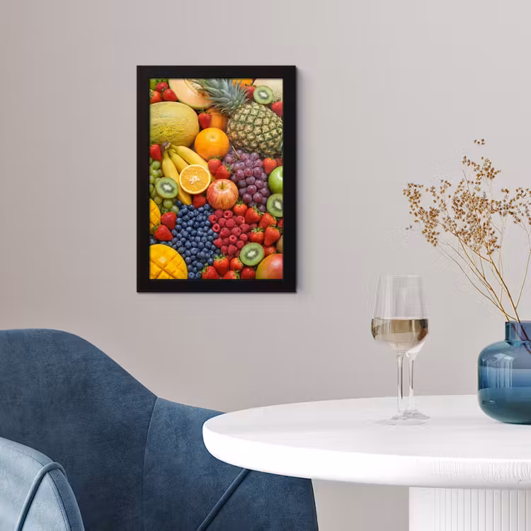 Poster met lijst - Eten - Fruit - Vers - Kleurrijk - Voeding — 4