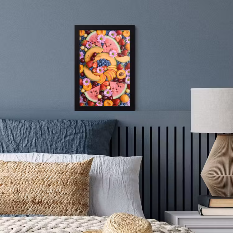 Poster met lijst - Eten - Fruit - Zomer - Kleurrijk — 3
