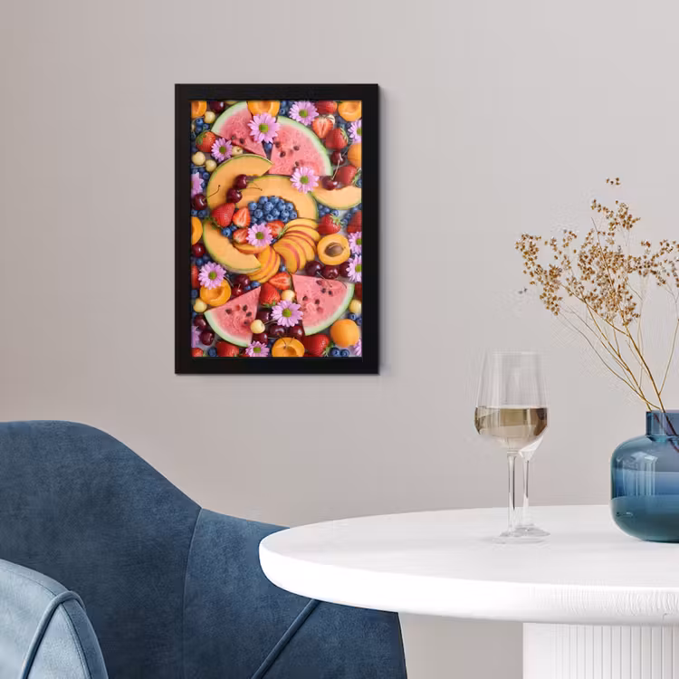 Poster met lijst - Eten - Fruit - Zomer - Kleurrijk — 4