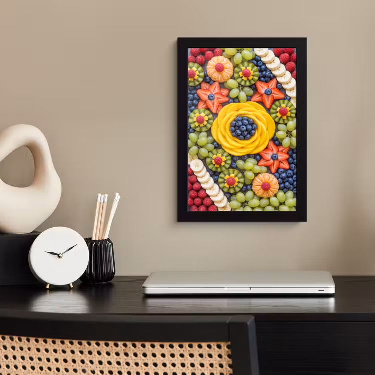 Poster met lijst - Fruit - Arrangement - Gezond - Kleurrijk - Eten — 2