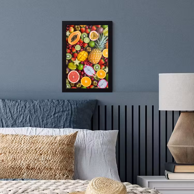 Poster met lijst - Fruit - Assortiment - Vers - Gezond - Kleurrijk — 3