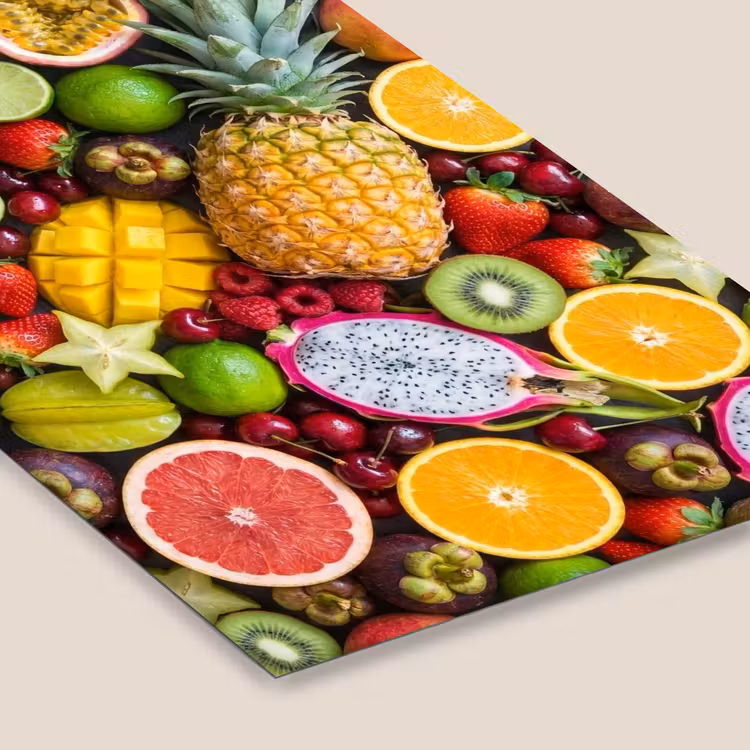 Poster met lijst - Fruit - Assortiment - Vers - Gezond - Kleurrijk — 7