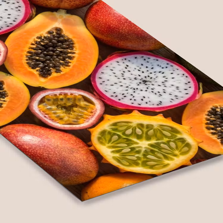 Poster met lijst - Fruit - Geopend - Tropisch - Eten - Kleurrijk — 7