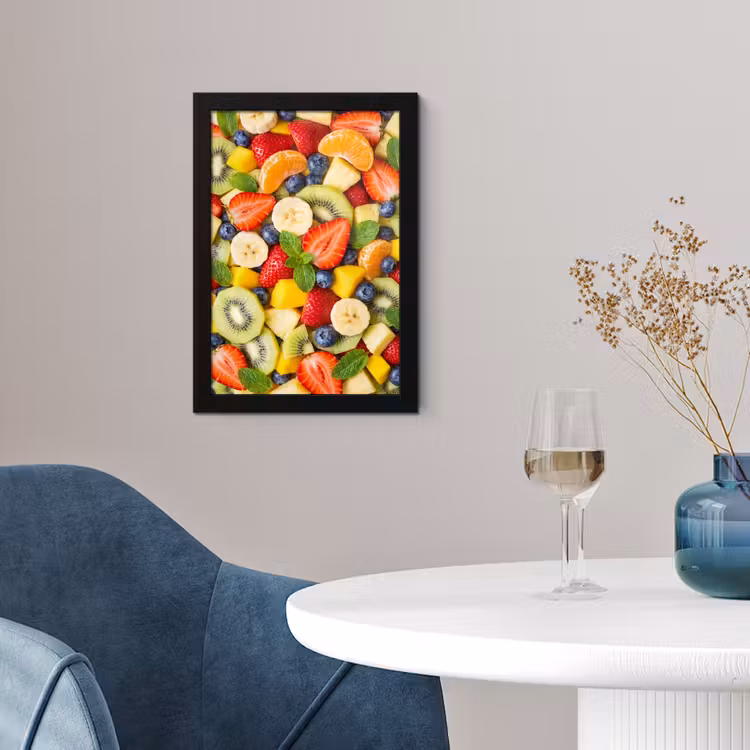 Poster met lijst - Fruit - Plakjes - Eten - Kleurrijk — 4
