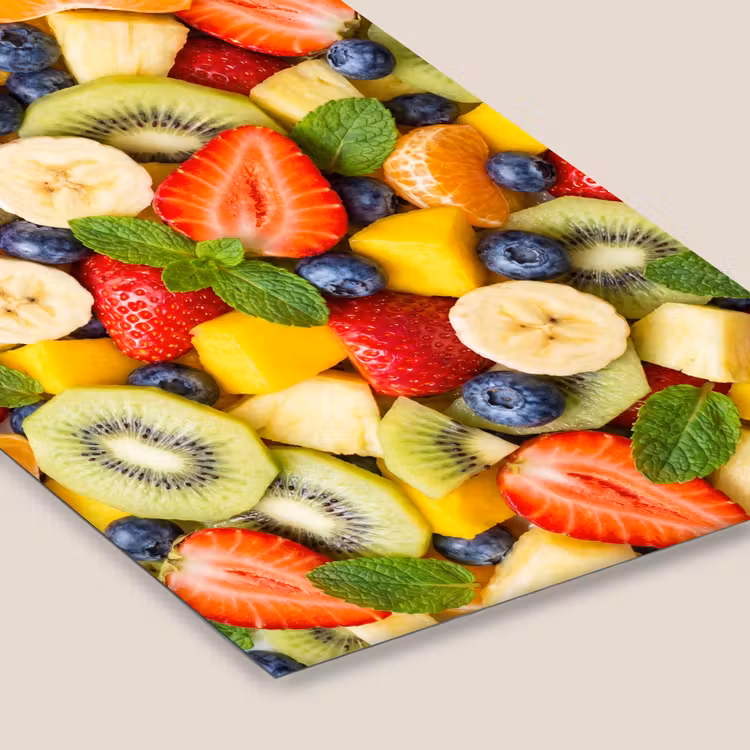 Poster met lijst - Fruit - Plakjes - Eten - Kleurrijk — 7