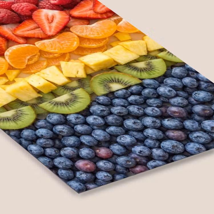 Poster met lijst - Fruit - Regenboog - Gezond - Kleurrijk — 7