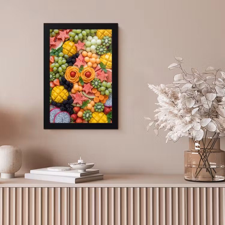 Poster met lijst - Fruit - Variatie - Kleurrijk - Vers - Eten — 5