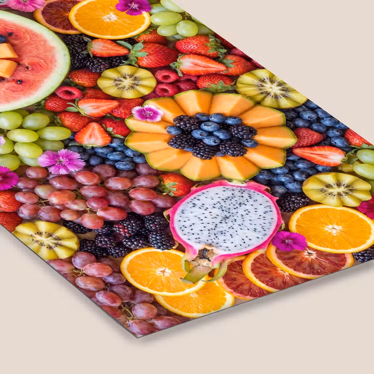 Poster met lijst - Fruit - Vers - Variatie - Eten - Kleurrijk — 7