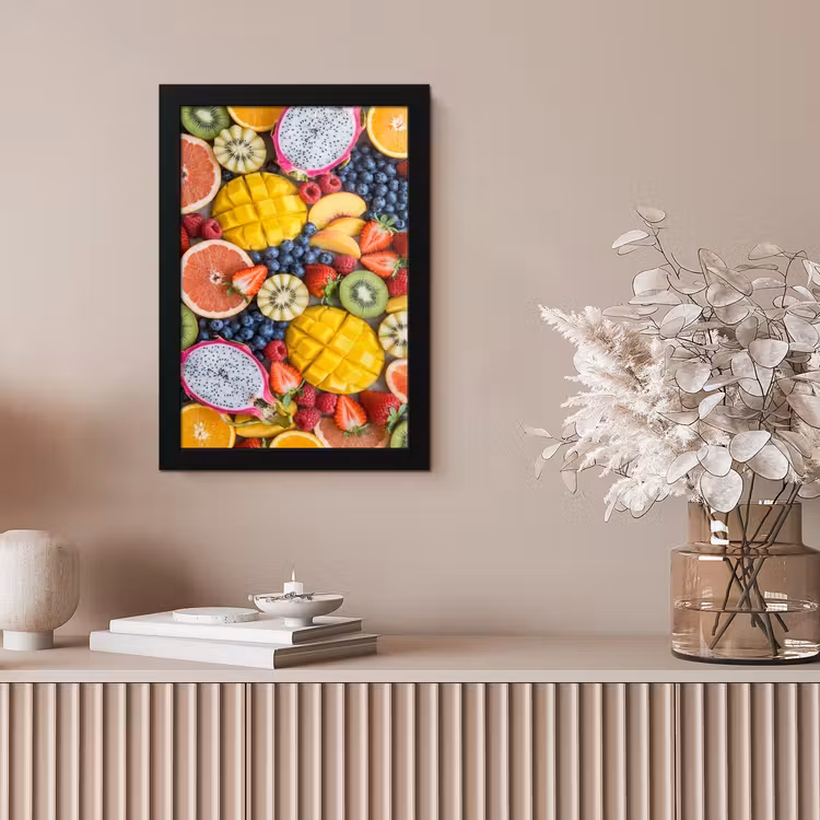 Poster met lijst - Fruit - Versneden - Kleurrijk - Eten - Gezond — 5
