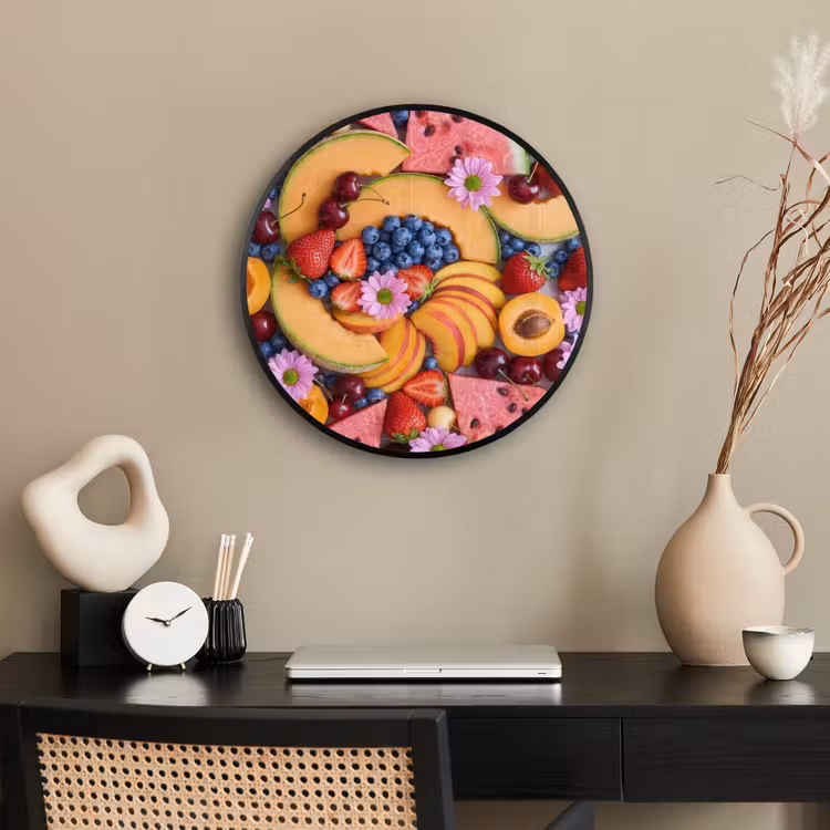 Ronde fotolijst - Eten - Fruit - Zomer - Kleurrijk — 3