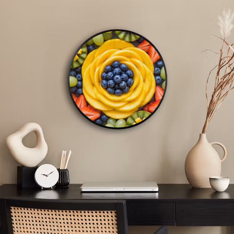 Ronde fotolijst - Fruit - Arrangement - Gezond - Kleurrijk - Eten — 3
