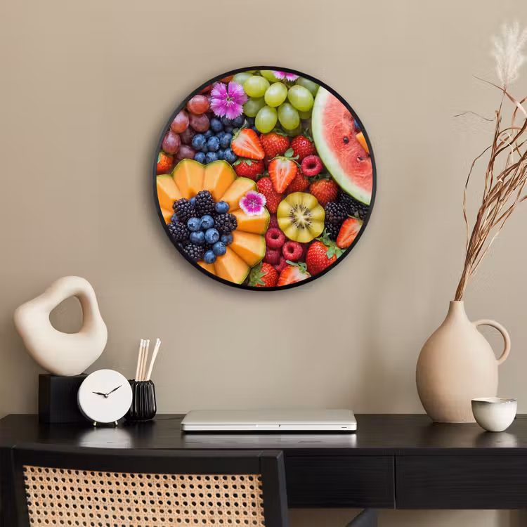 Ronde fotolijst - Fruit - Vers - Variatie - Eten - Kleurrijk — 3