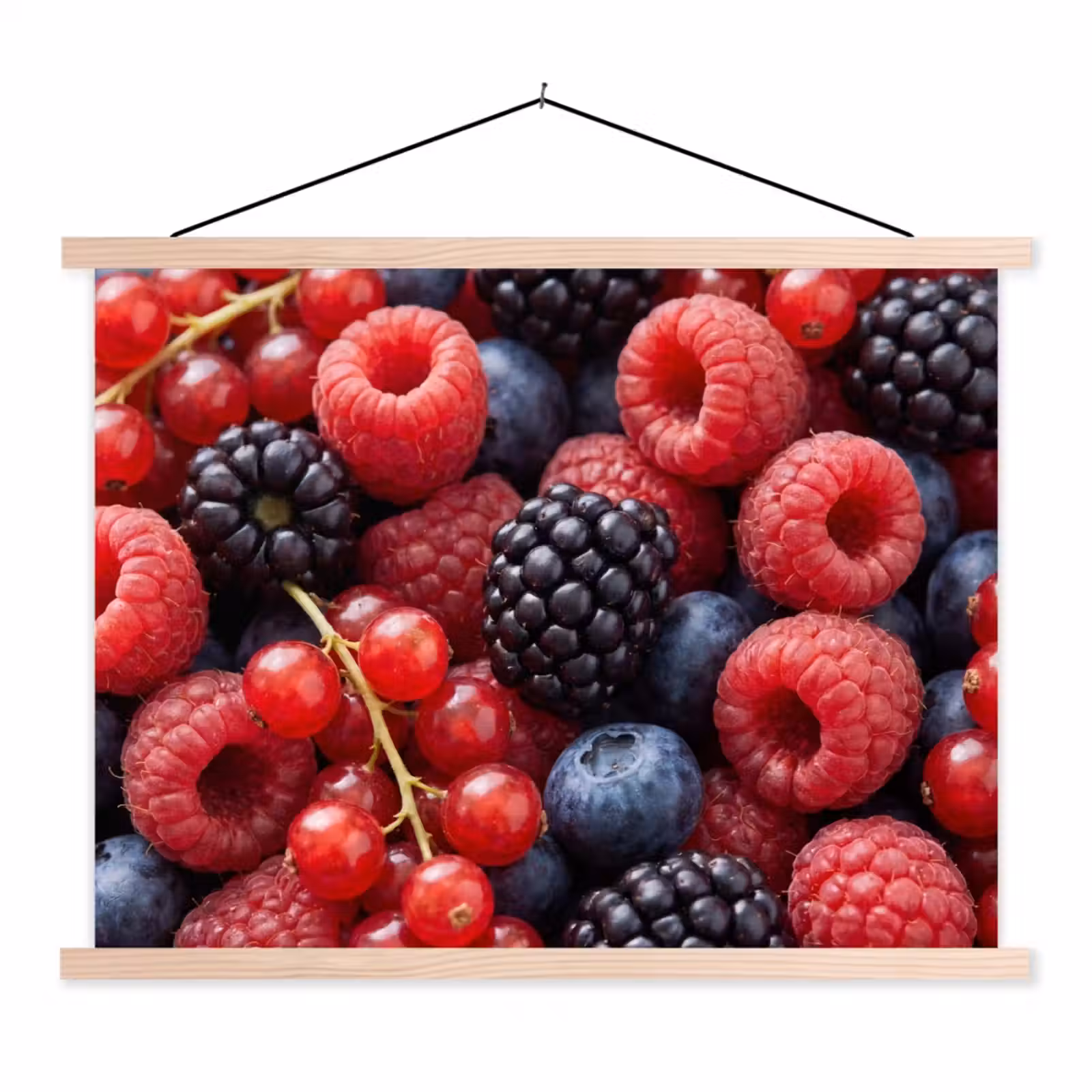 Schoolplaat - Bessen - Mix - Vers - Eten - Kleurrijk — 1