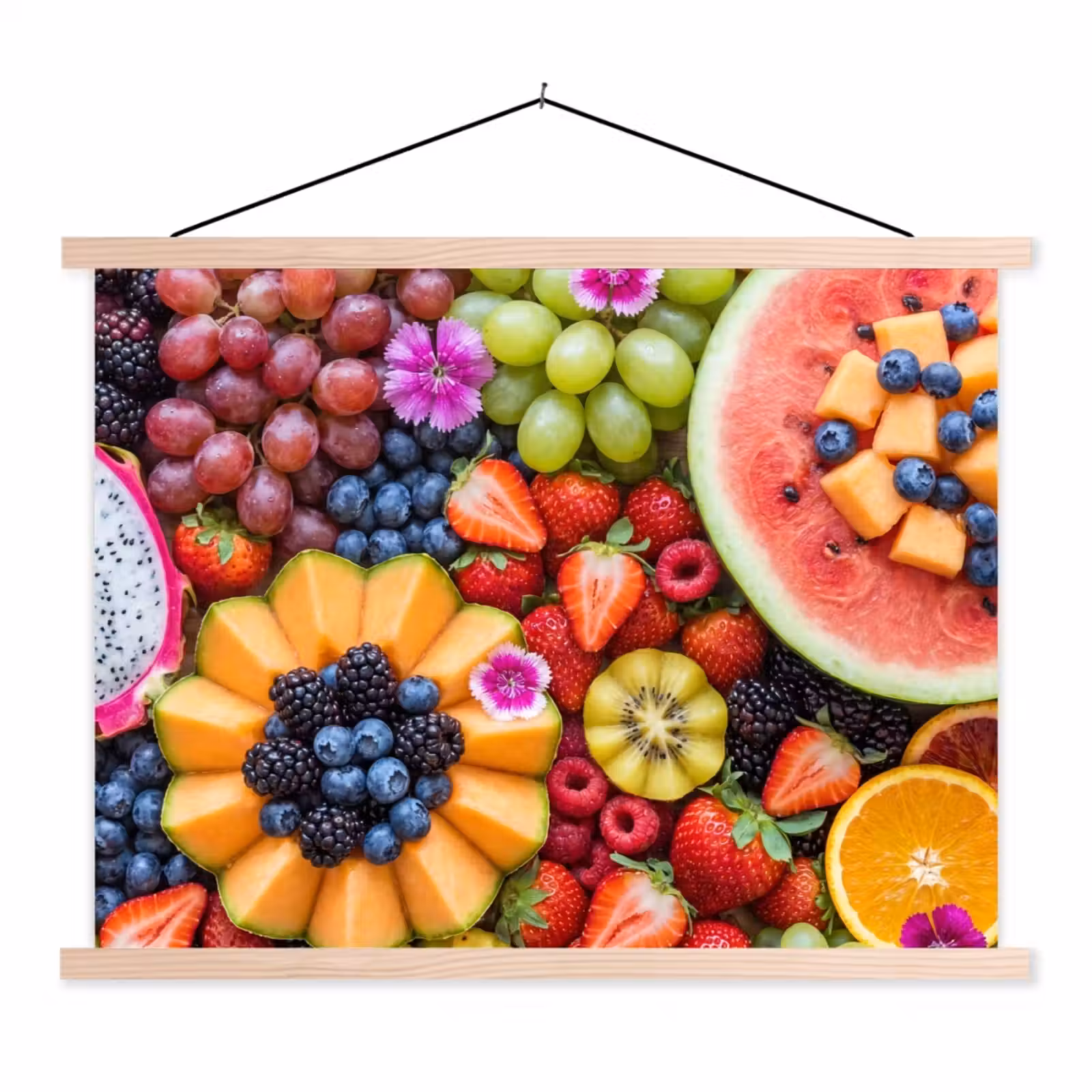 Schoolplaat - Fruit - Vers - Variatie - Eten - Kleurrijk — 1