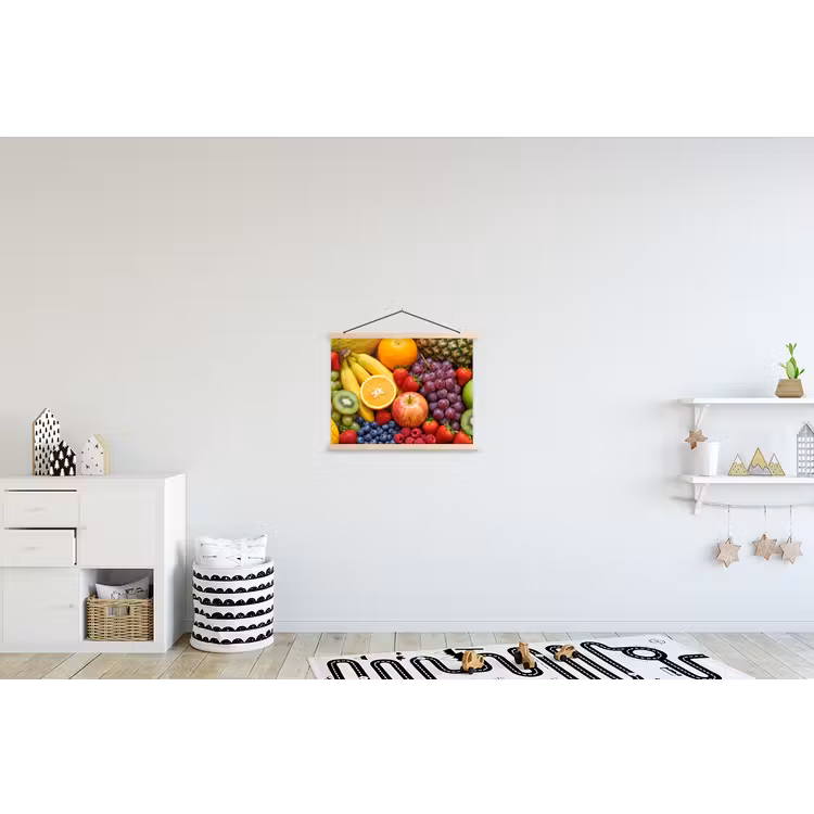 Schoolplaat - Eten - Fruit - Vers - Kleurrijk - Voeding — 3