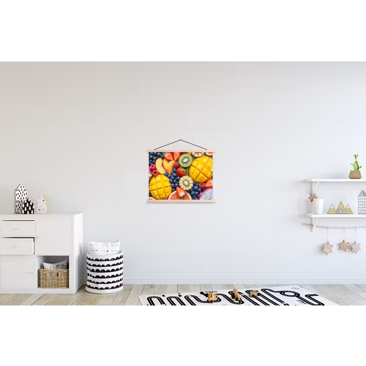 Schoolplaat - Fruit - Versneden - Kleurrijk - Eten - Gezond — 3