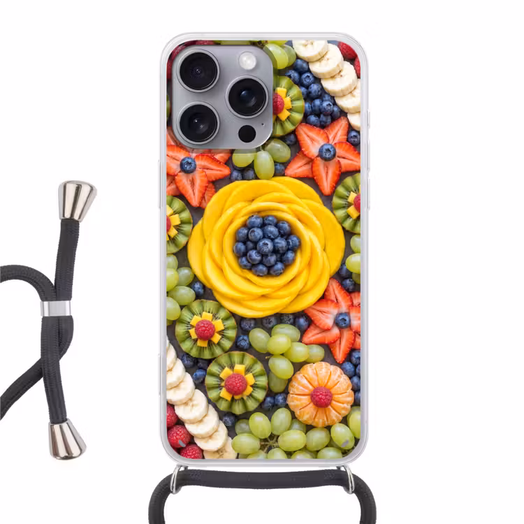 Telefoonhoesje met koord - Fruit - Arrangement - Gezond - Kleurrijk - Eten — 1