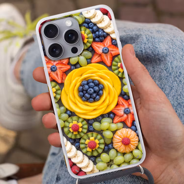 Telefoonhoesje met koord - Fruit - Arrangement - Gezond - Kleurrijk - Eten — 2