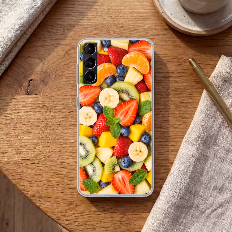 Telefoonhoesje Softcase - Fruit - Plakjes - Eten - Kleurrijk — 1