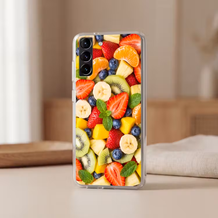 Telefoonhoesje Softcase - Fruit - Plakjes - Eten - Kleurrijk — 2