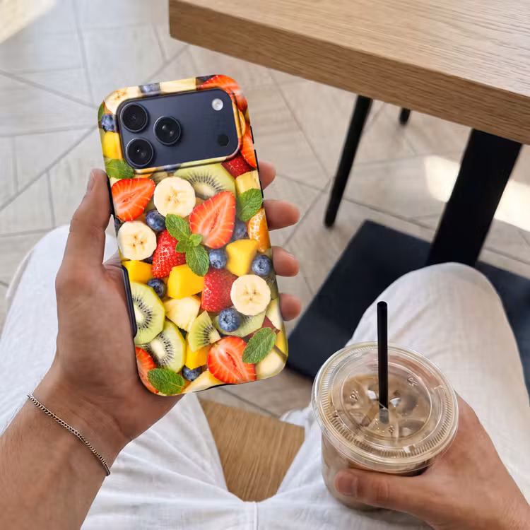 Telefoonhoesje Toughcase - Fruit - Plakjes - Eten - Kleurrijk — 4