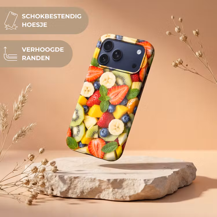 Telefoonhoesje Toughcase - Fruit - Plakjes - Eten - Kleurrijk — 5