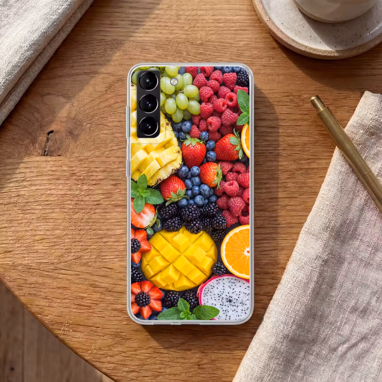 Telefoonhoesje Softcase - Fruit - Vers - Kleurrijk - Eten — 1
