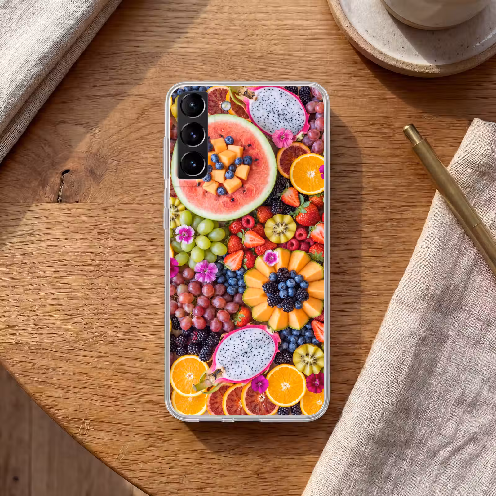 Telefoonhoesje Softcase - Fruit - Vers - Variatie - Eten - Kleurrijk — 1