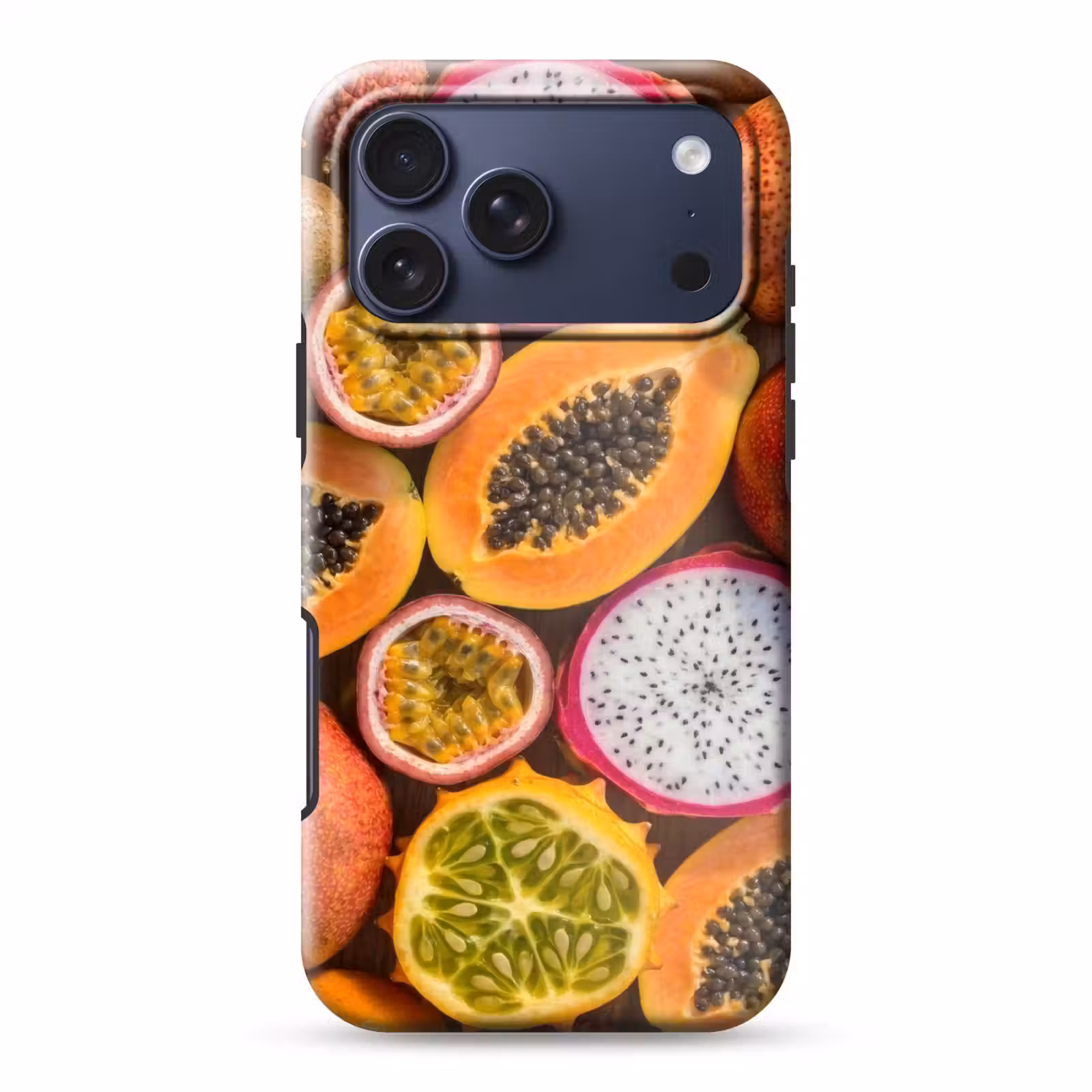 Telefoonhoesje Toughcase - Fruit - Geopend - Tropisch - Eten - Kleurrijk — 1