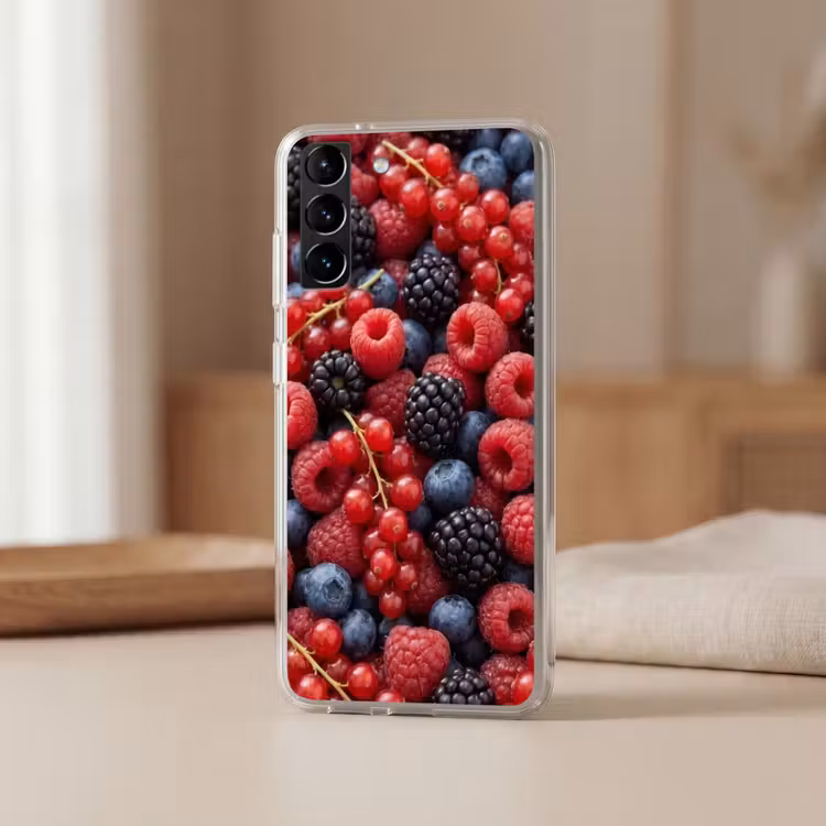 Telefoonhoesje Softcase - Bessen - Mix - Vers - Eten - Kleurrijk — 2