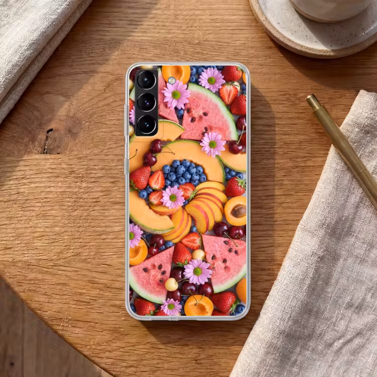 Telefoonhoesje Softcase - Eten - Fruit - Zomer - Kleurrijk — 1