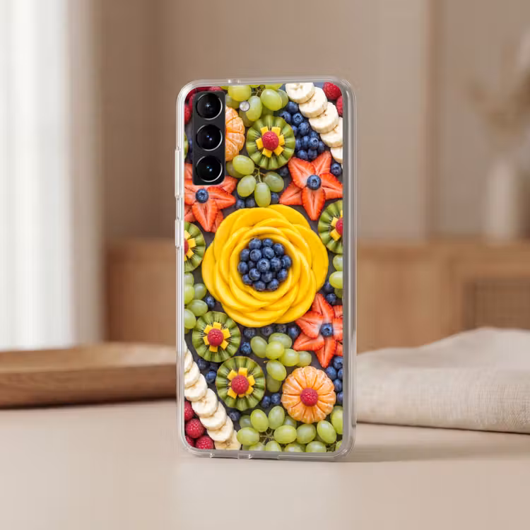 Telefoonhoesje Softcase - Fruit - Arrangement - Gezond - Kleurrijk - Eten — 2