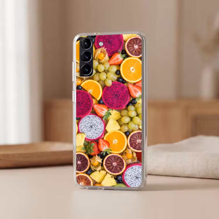 Telefoonhoesje Softcase - Fruit - Assortiment - Kleurrijk - Gezondheid — 2