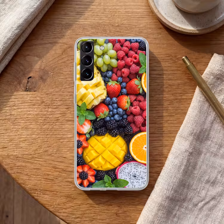 Telefoonhoesje Softcase - Fruit - Vers - Kleurrijk - Eten — 1