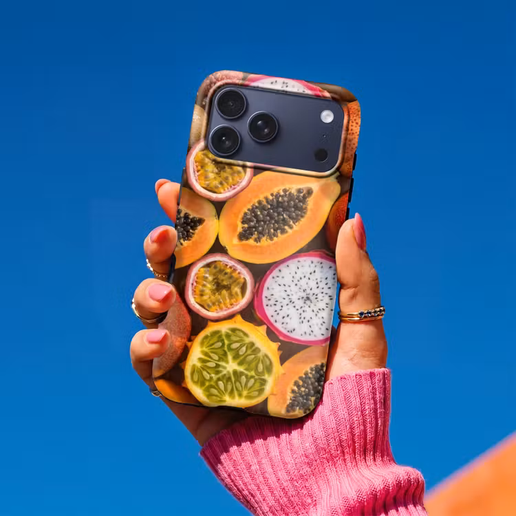 Telefoonhoesje Toughcase - Fruit - Geopend - Tropisch - Eten - Kleurrijk — 2