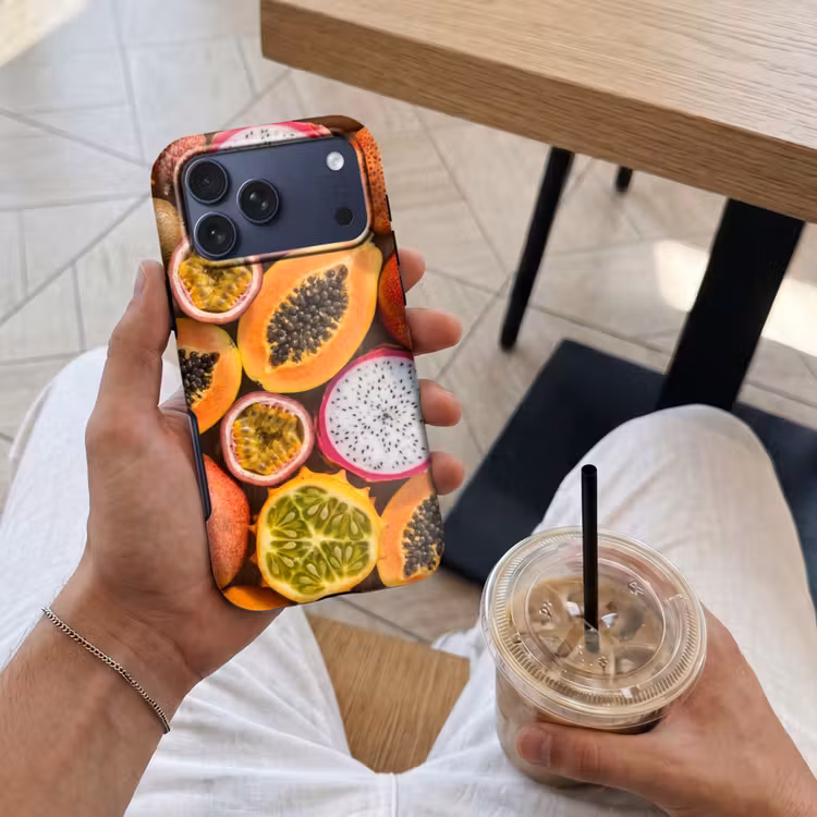 Telefoonhoesje Toughcase - Fruit - Geopend - Tropisch - Eten - Kleurrijk — 4