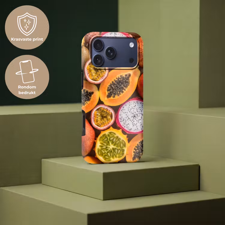Telefoonhoesje Toughcase - Fruit - Geopend - Tropisch - Eten - Kleurrijk — 7