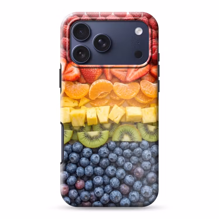 Telefoonhoesje Toughcase - Fruit - Regenboog - Gezond - Kleurrijk — 1