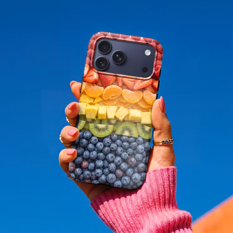 Telefoonhoesje Toughcase - Fruit - Regenboog - Gezond - Kleurrijk — 2