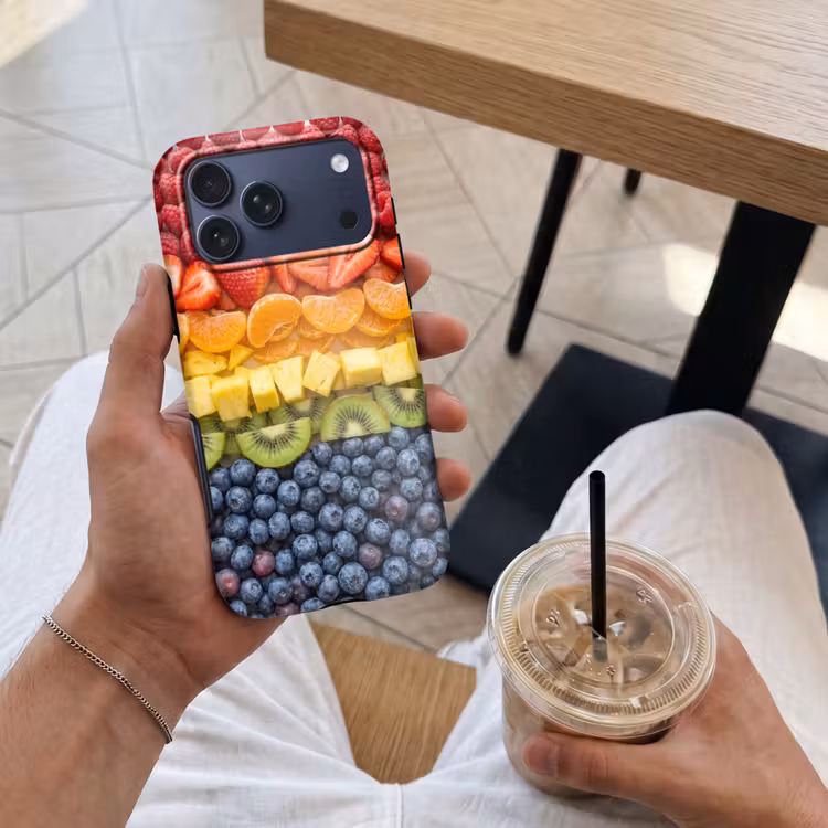Telefoonhoesje Toughcase - Fruit - Regenboog - Gezond - Kleurrijk — 4
