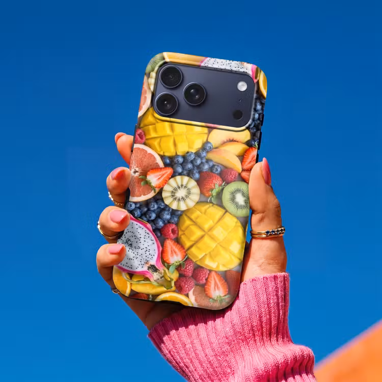 Telefoonhoesje Toughcase - Fruit - Versneden - Kleurrijk - Eten - Gezond — 2