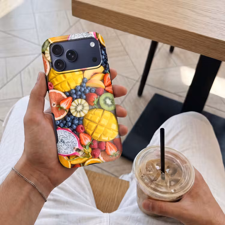 Telefoonhoesje Toughcase - Fruit - Versneden - Kleurrijk - Eten - Gezond — 4