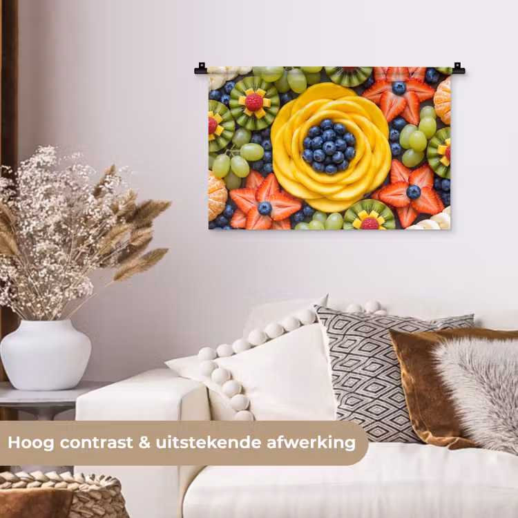 Wandkleed - Fruit - Arrangement - Gezond - Kleurrijk - Eten — 4