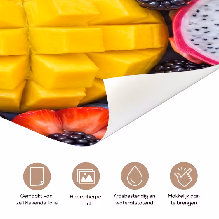 Deursticker - Fruit - Vers - Kleurrijk - Eten — 3