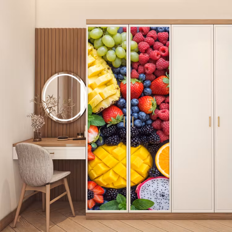 Deursticker - Fruit - Vers - Kleurrijk - Eten — 5